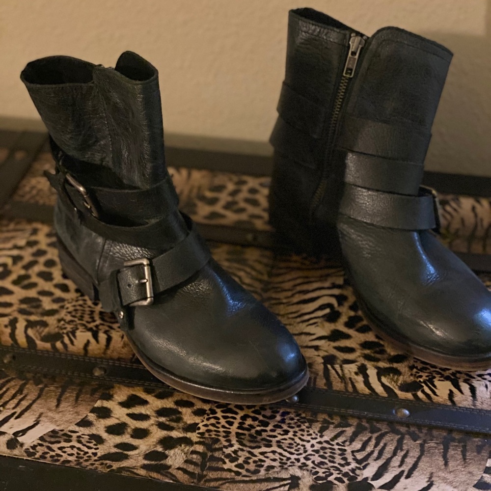 T&B Black Booties
